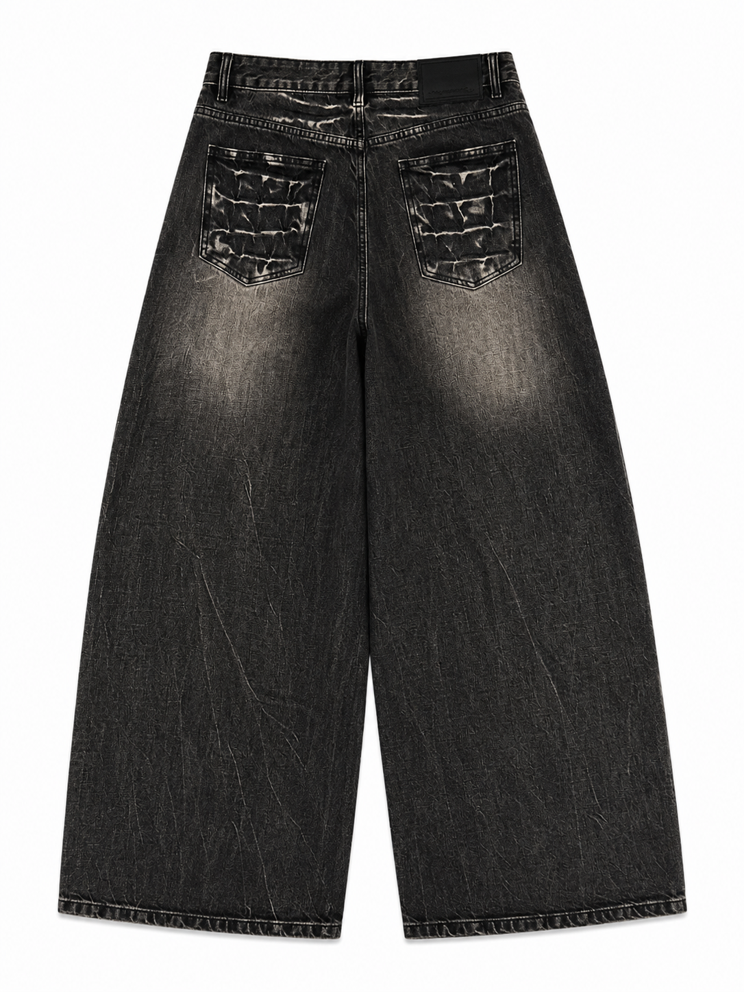 Heavy Whisker  Black Baggy Jeans